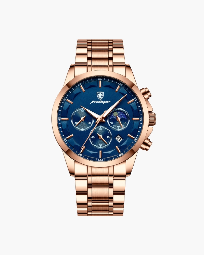 Precision Chronograph Steel Watch - Areistore