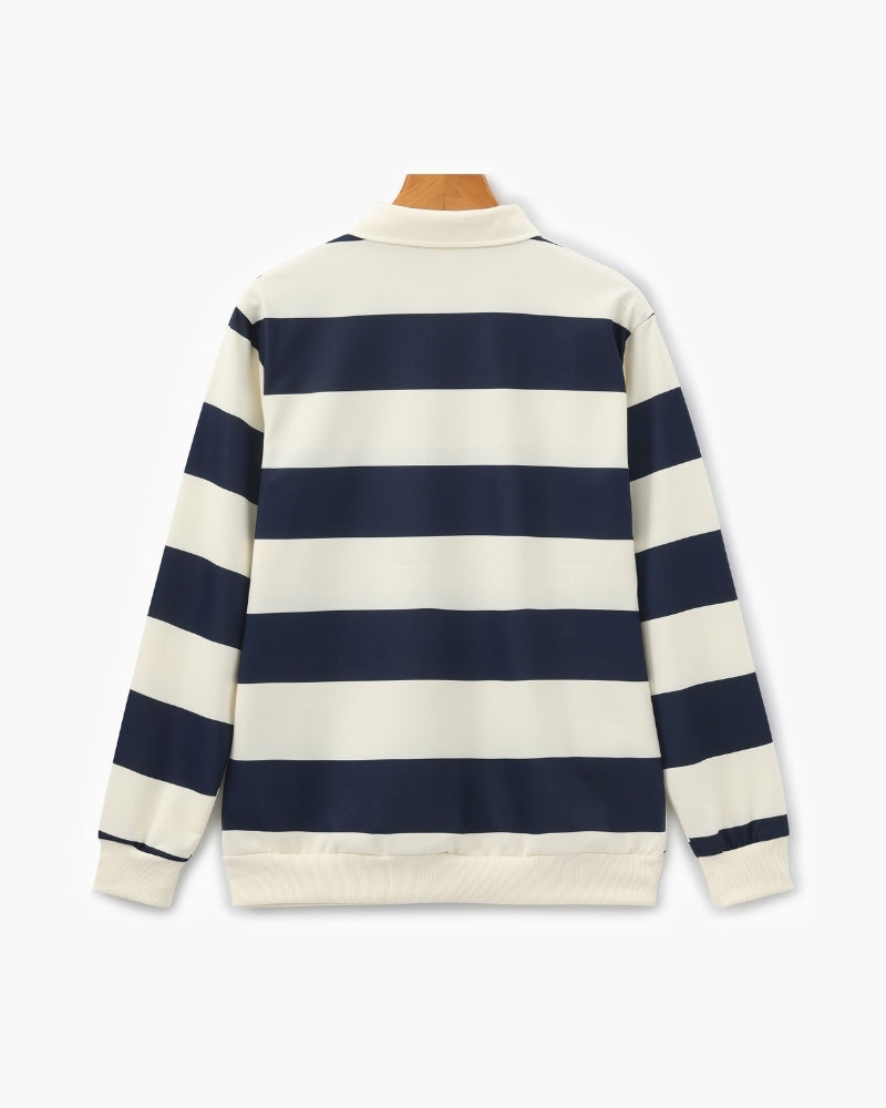 Vintage Stripe Rugby Polo - Areistore