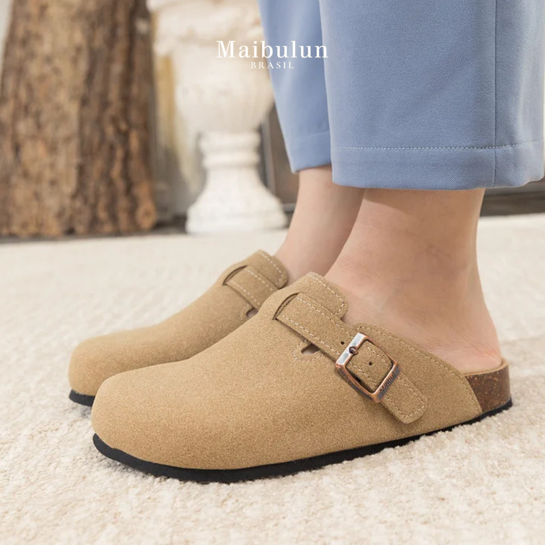 Pucon Suede Clog - Light Brown | Areistore