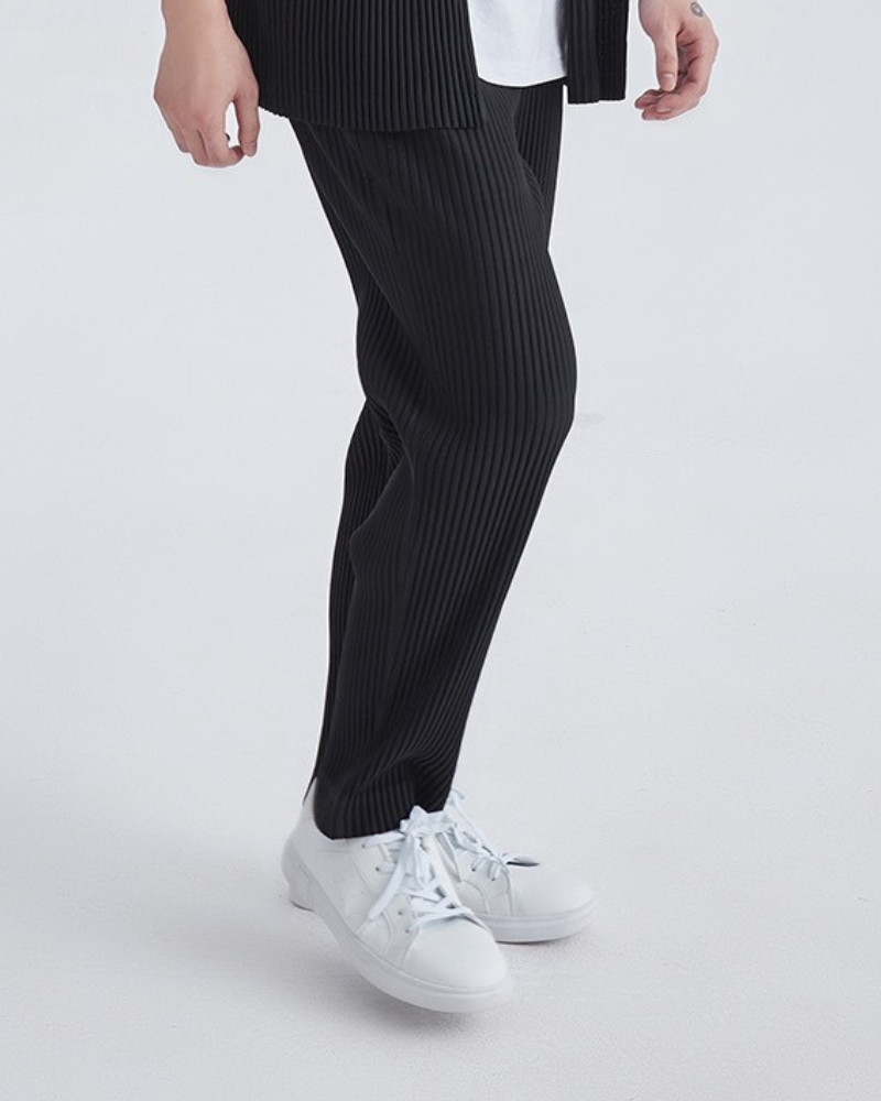 Ribbed Cotton Pantalon - Areistore