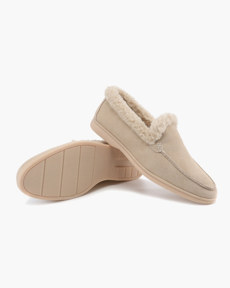 Fur-Lined Premium Loafers - Areistore