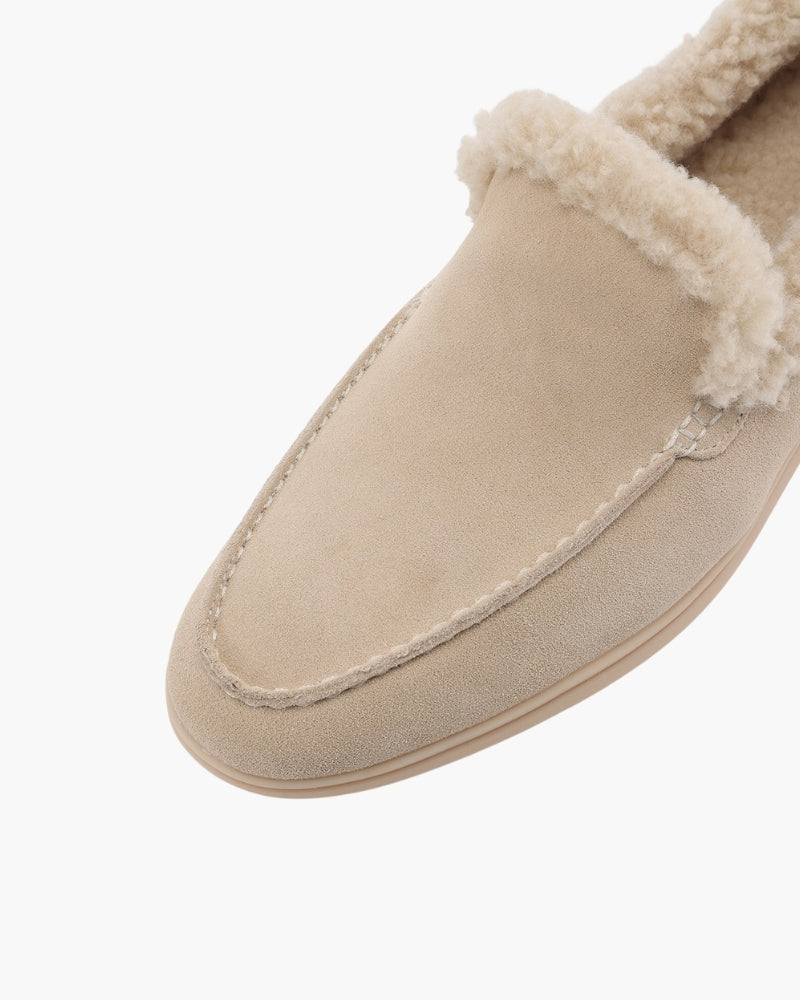 Fur-Lined Premium Loafers - Areistore