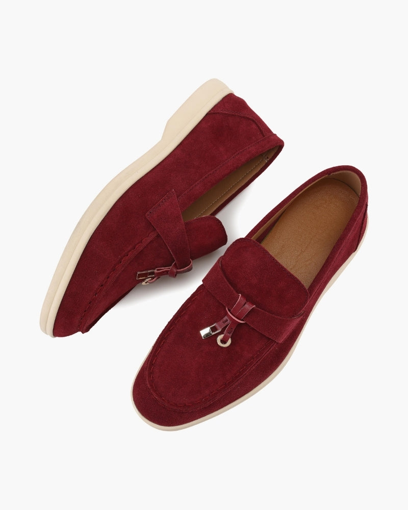 Suede Lady Loafers - Areistore