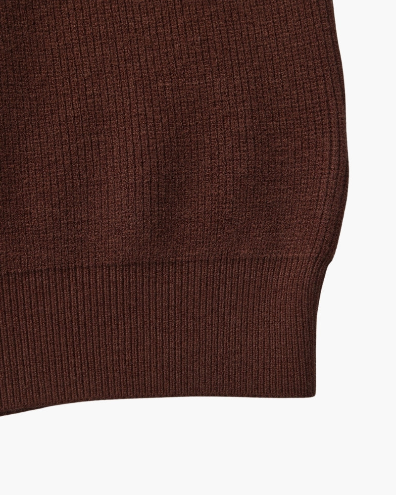 Refined Half-Zip Knit Pullover - Areistore