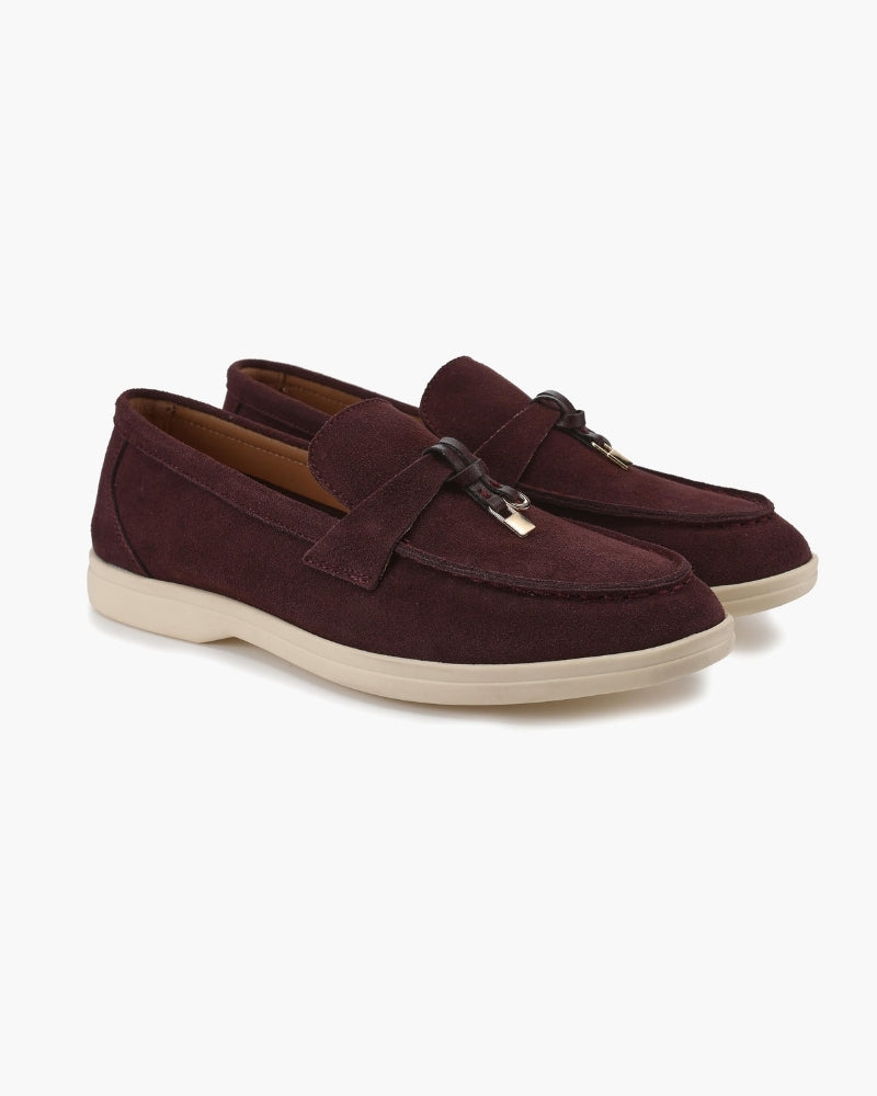 Suede Lady Loafers - Areistore