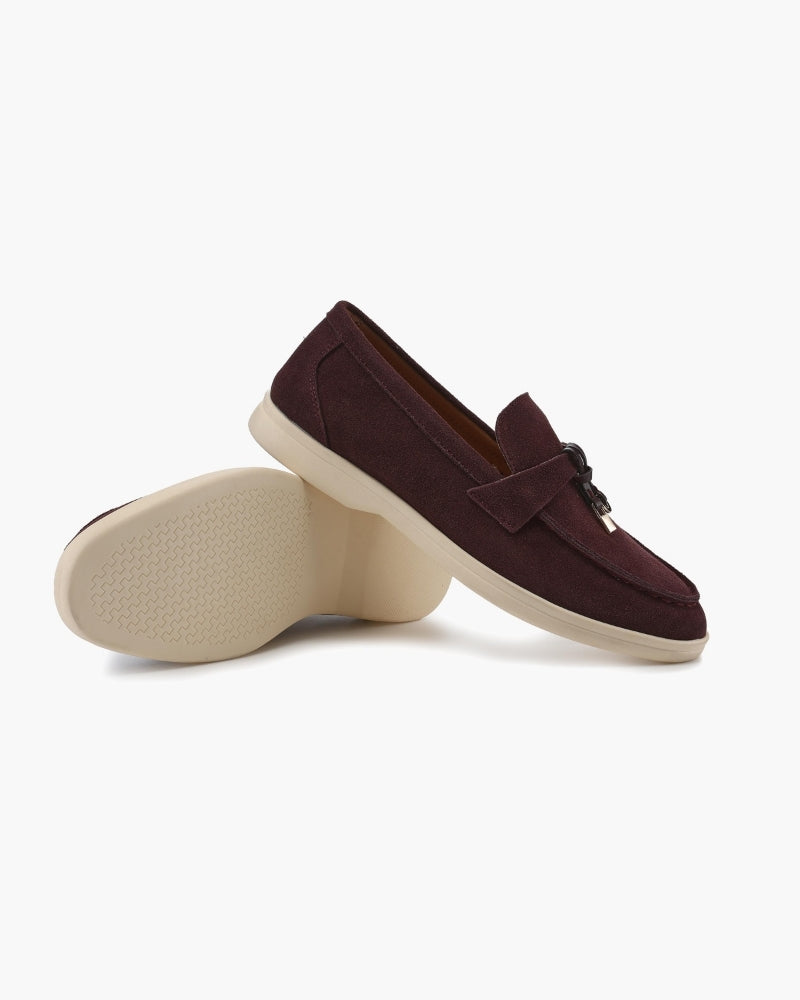 Suede Lady Loafers - Areistore