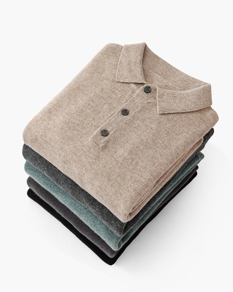 100% Cashmere Polo - Areistore