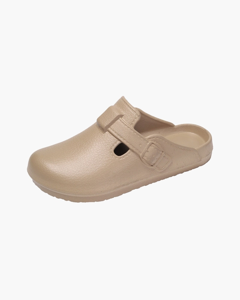 Classic Waterproof Buckle Clogs - Areistore