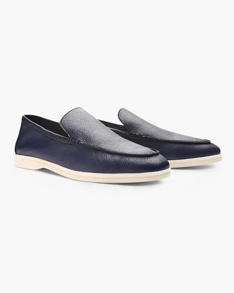 Cowhide Leather Loafers - Areistore