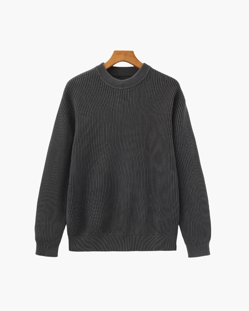 Rib Knit Crewneck - Areistore