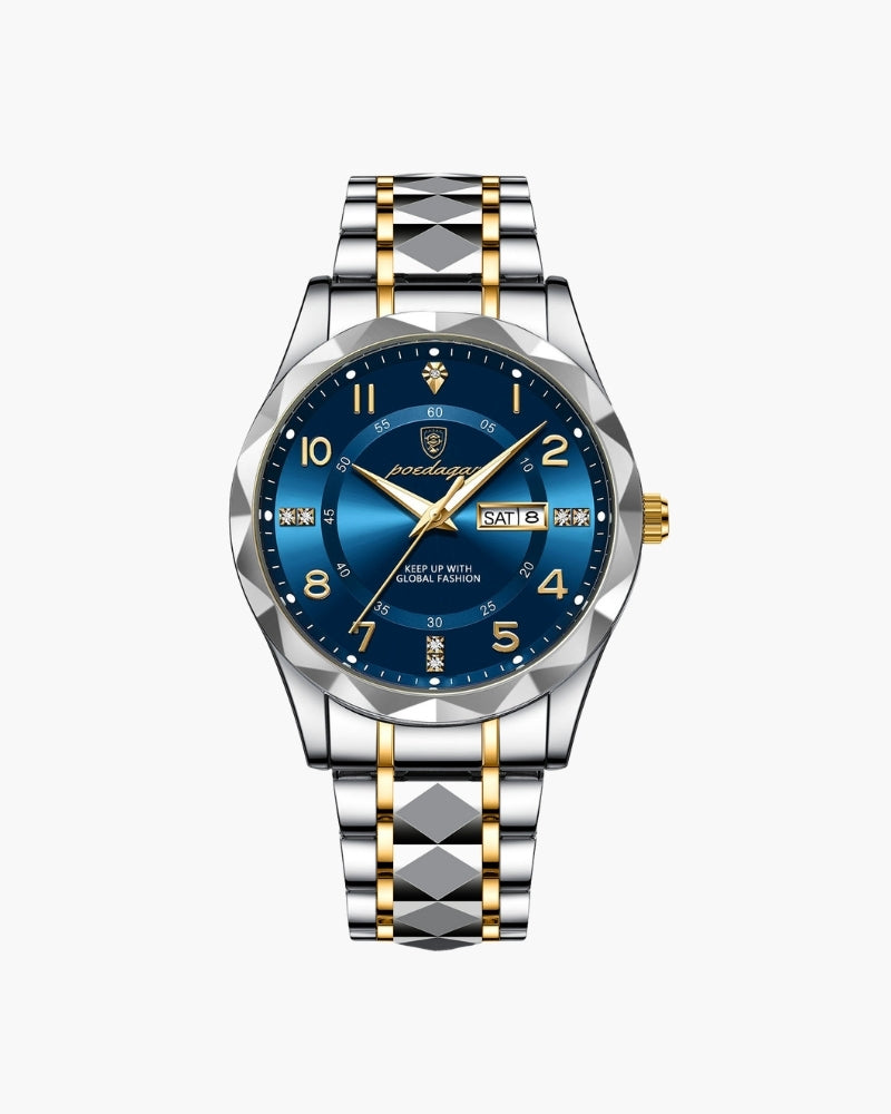Classic Two-Tone Steel Watch - Areistore