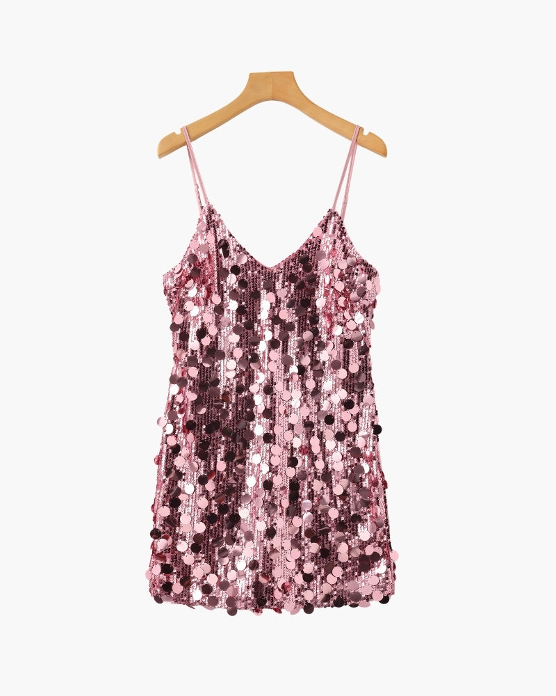 Sequin Party Mini Dress - Areistore