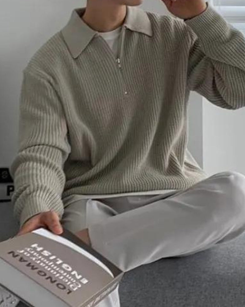 Cesare Half Zip Sweater - Areistore