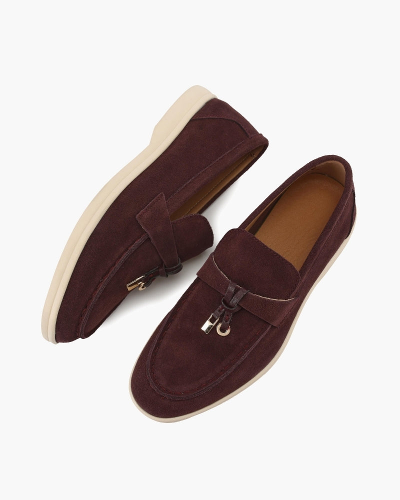 Suede Lady Loafers - Areistore