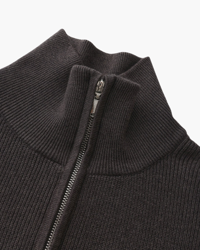 Refined Half-Zip Knit Pullover - Areistore