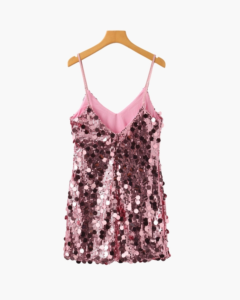 Sequin Party Mini Dress - Areistore