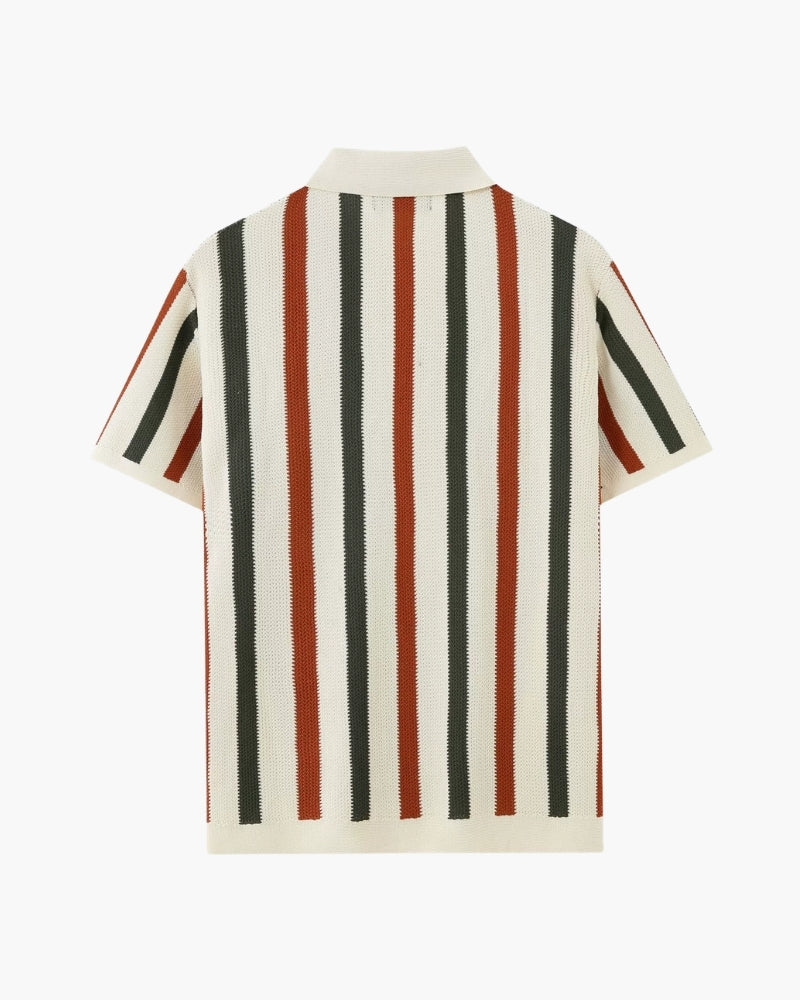 Resort Knit Stripe Polo - Areistore