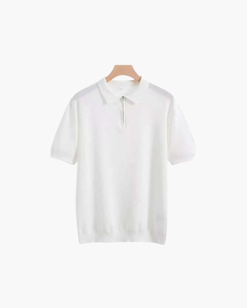 Marbella Zip Up Polo - Areistore