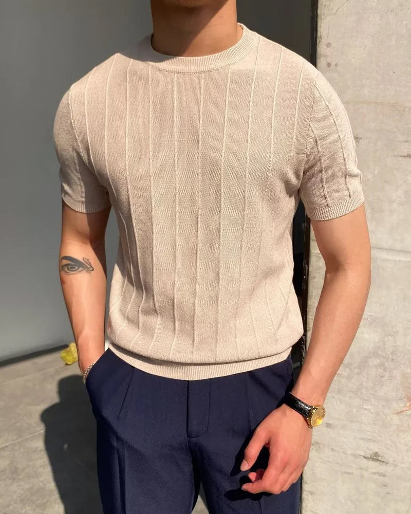 Cannes Ribbed T-Shirt - Areistore