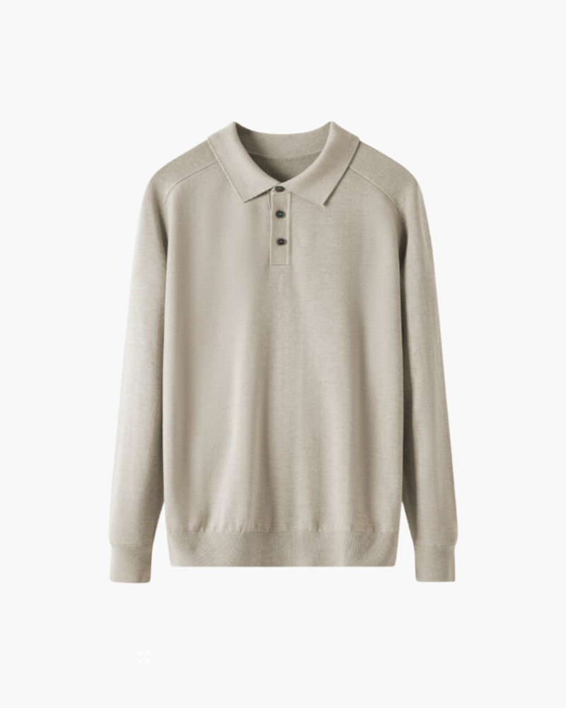 100% Premium Wool Polo - Areistore