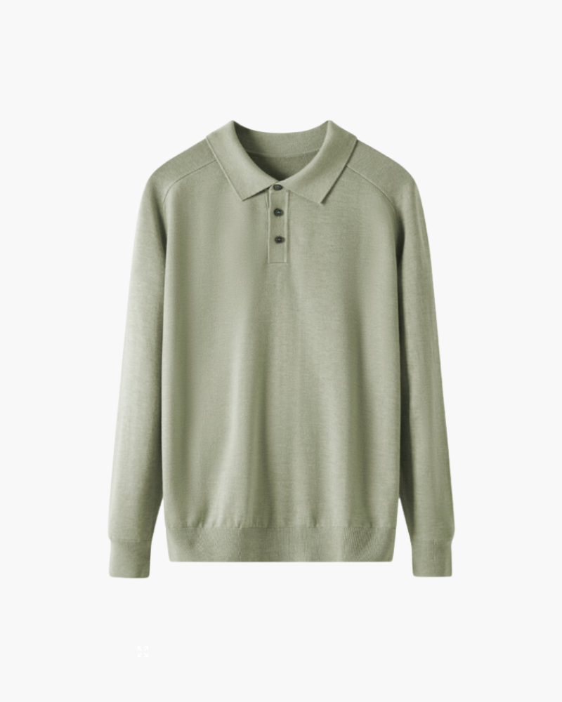 100% Premium Wool Polo - Areistore