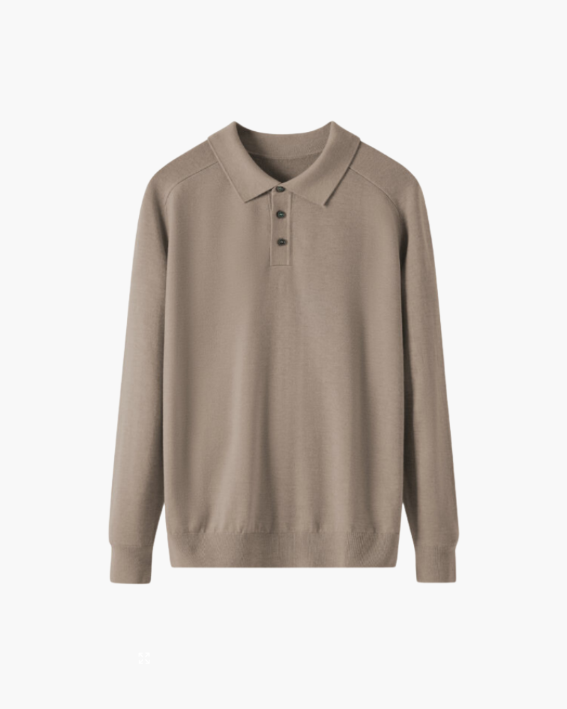 100% Premium Wool Polo - Areistore