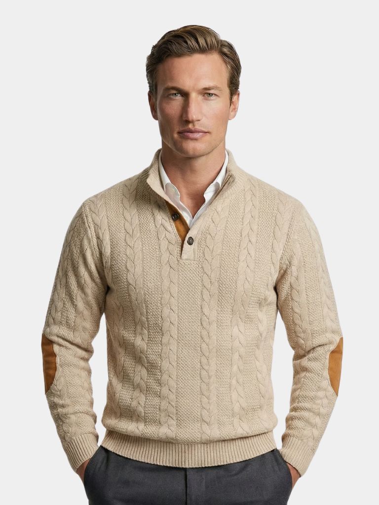 Timberline Long Collar Knit Sweater - Areistore