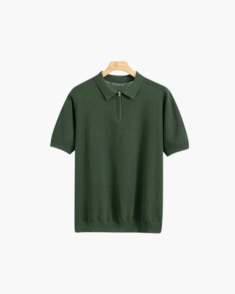 Marbella Zip Up Polo - Areistore
