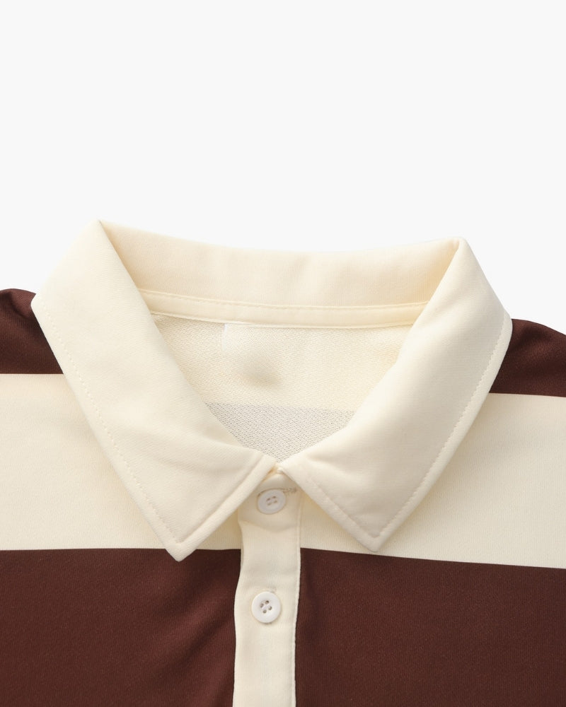 Vintage Stripe Rugby Polo - Areistore