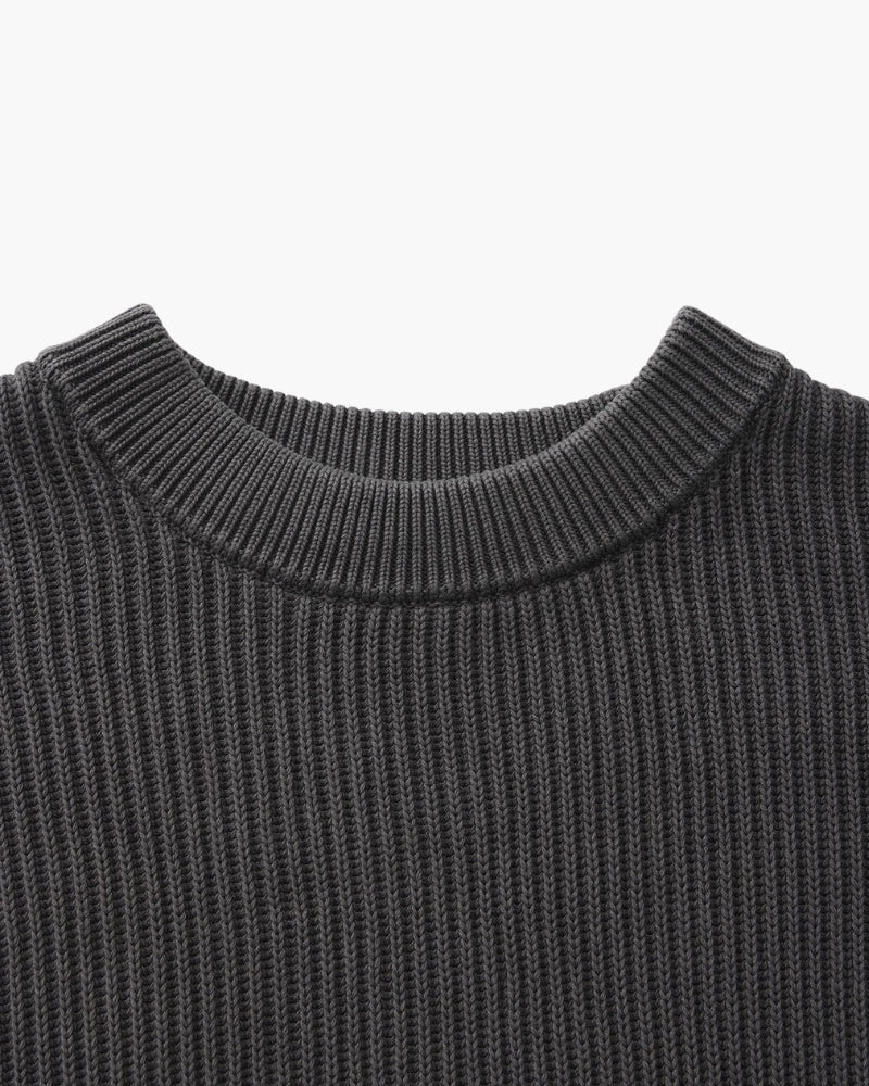 Rib Knit Crewneck - Areistore