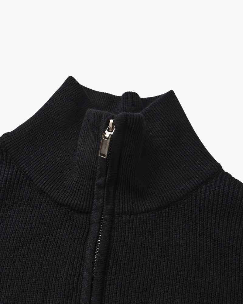 Refined Half-Zip Knit Pullover - Areistore