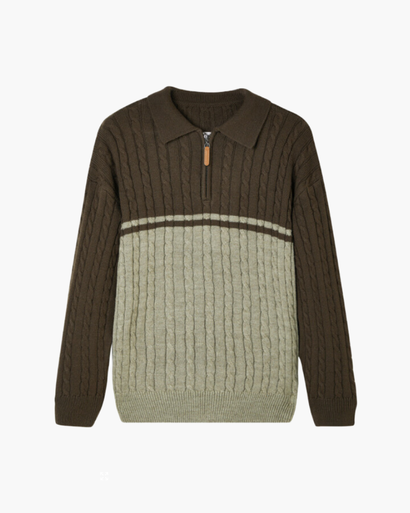 100% Premium Wool Zip Up - Areistore