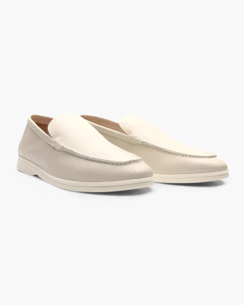 Cowhide Leather Loafers - Areistore