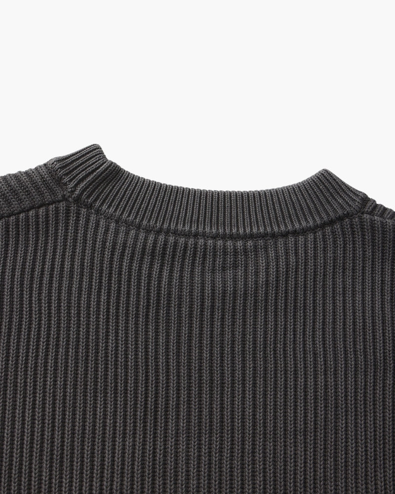 Rib Knit Crewneck - Areistore