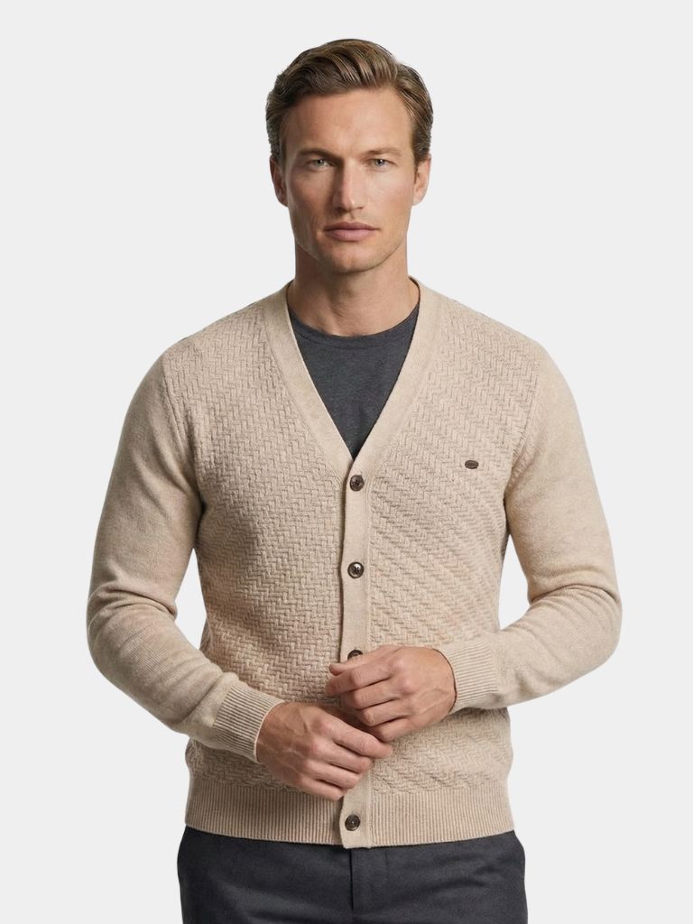 V Neck Knitwear Cardigan - Areistore