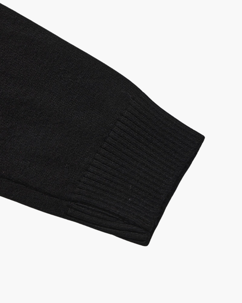 Essential Ribbed Mock Neck Sweater - Areistore