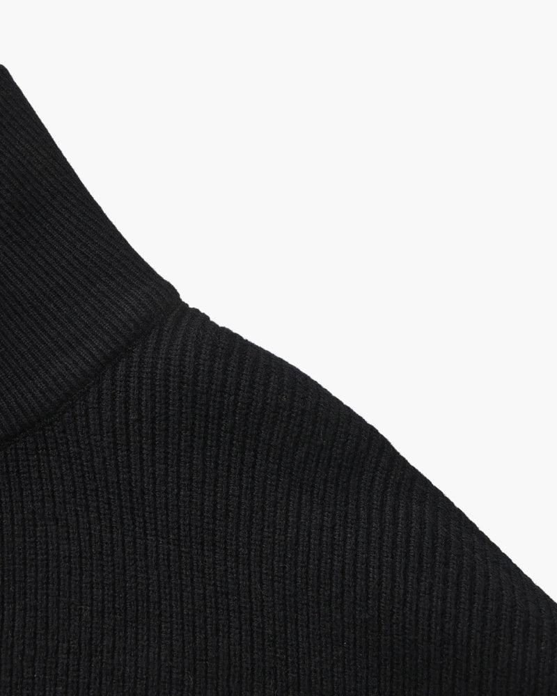 Refined Half-Zip Knit Pullover - Areistore