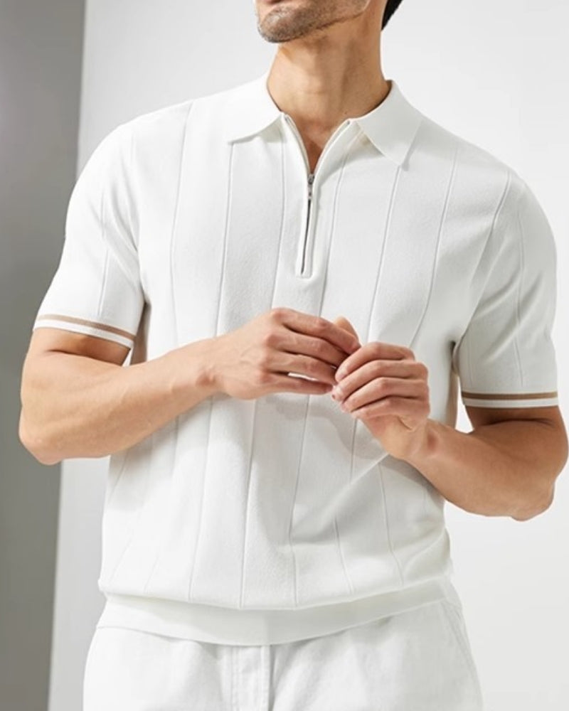 Signature Contrast Trim Polo - Areistore