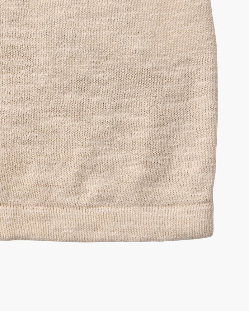 Linen Cotton Essential Crewneck - Areistore