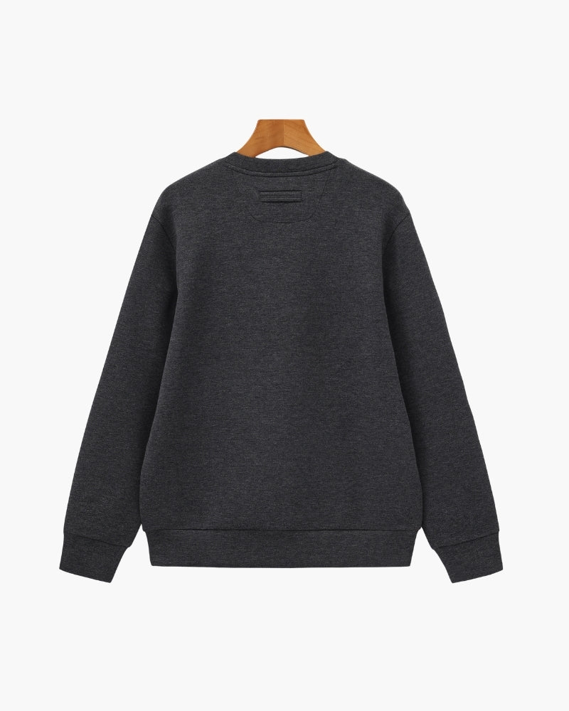 Classic Modal Blend Crewneck Sweatshirt - Areistore