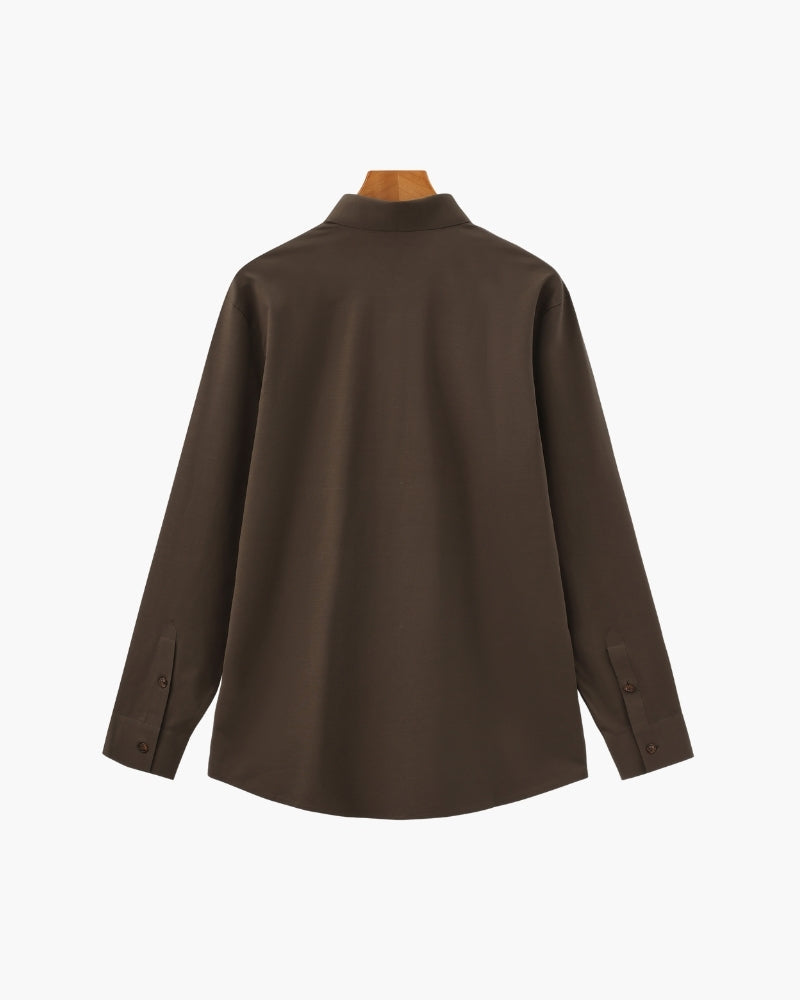 Tailored Cotton Flex Shirt - Areistore