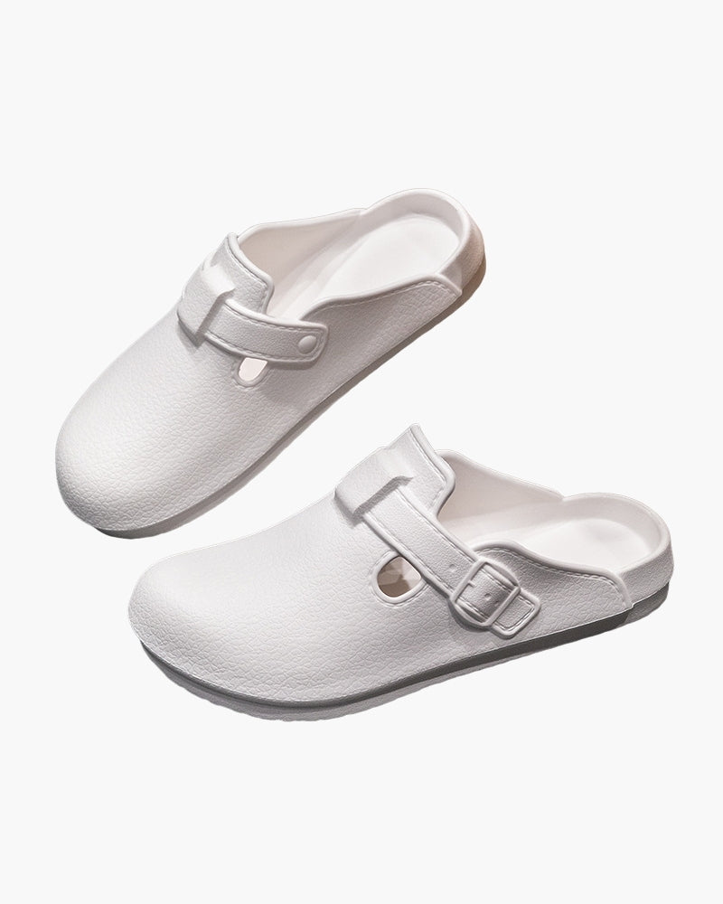 Classic Waterproof Buckle Clogs - Areistore