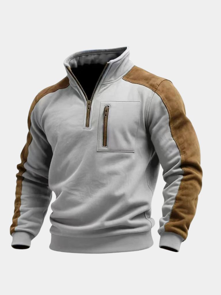 Urban Explorer High Collar Quarter Zip Pullover - Areistore