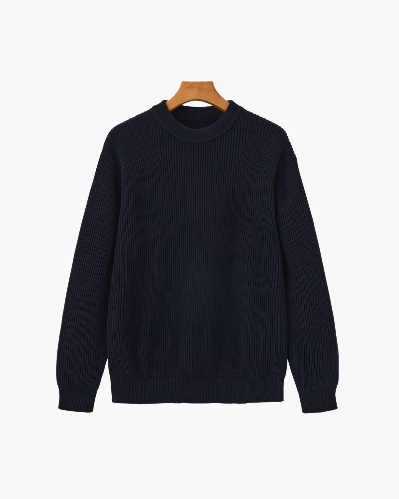 Rib Knit Crewneck - Areistore