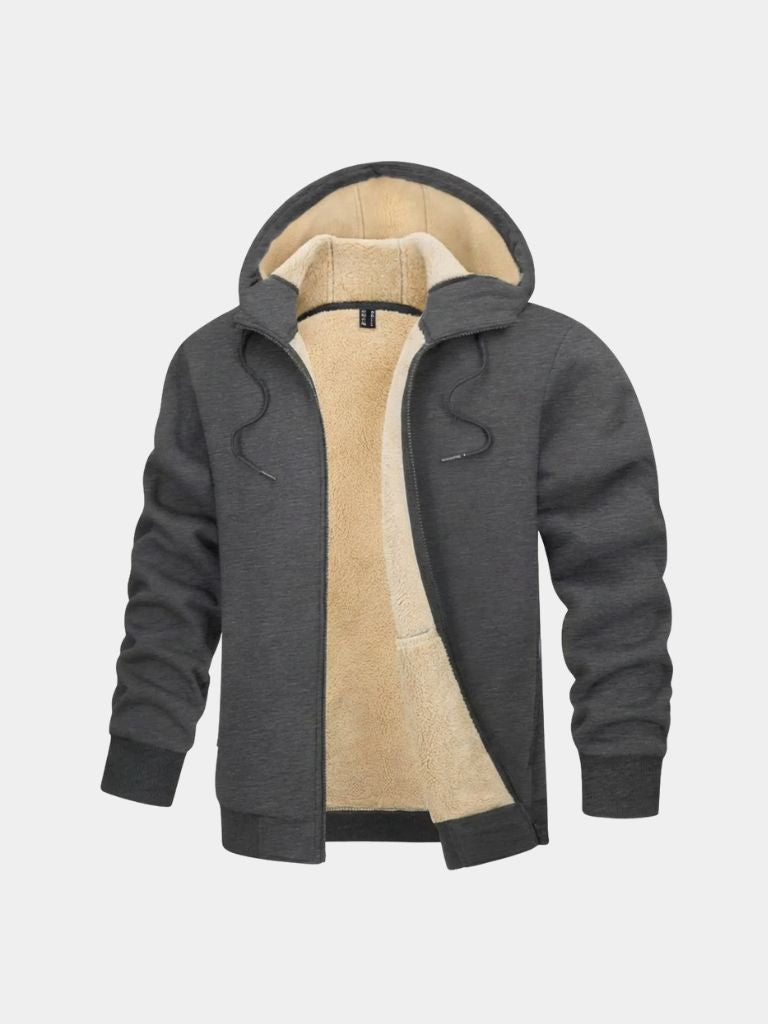 Winter Core Sherpa Hoodie Jacket - Areistore
