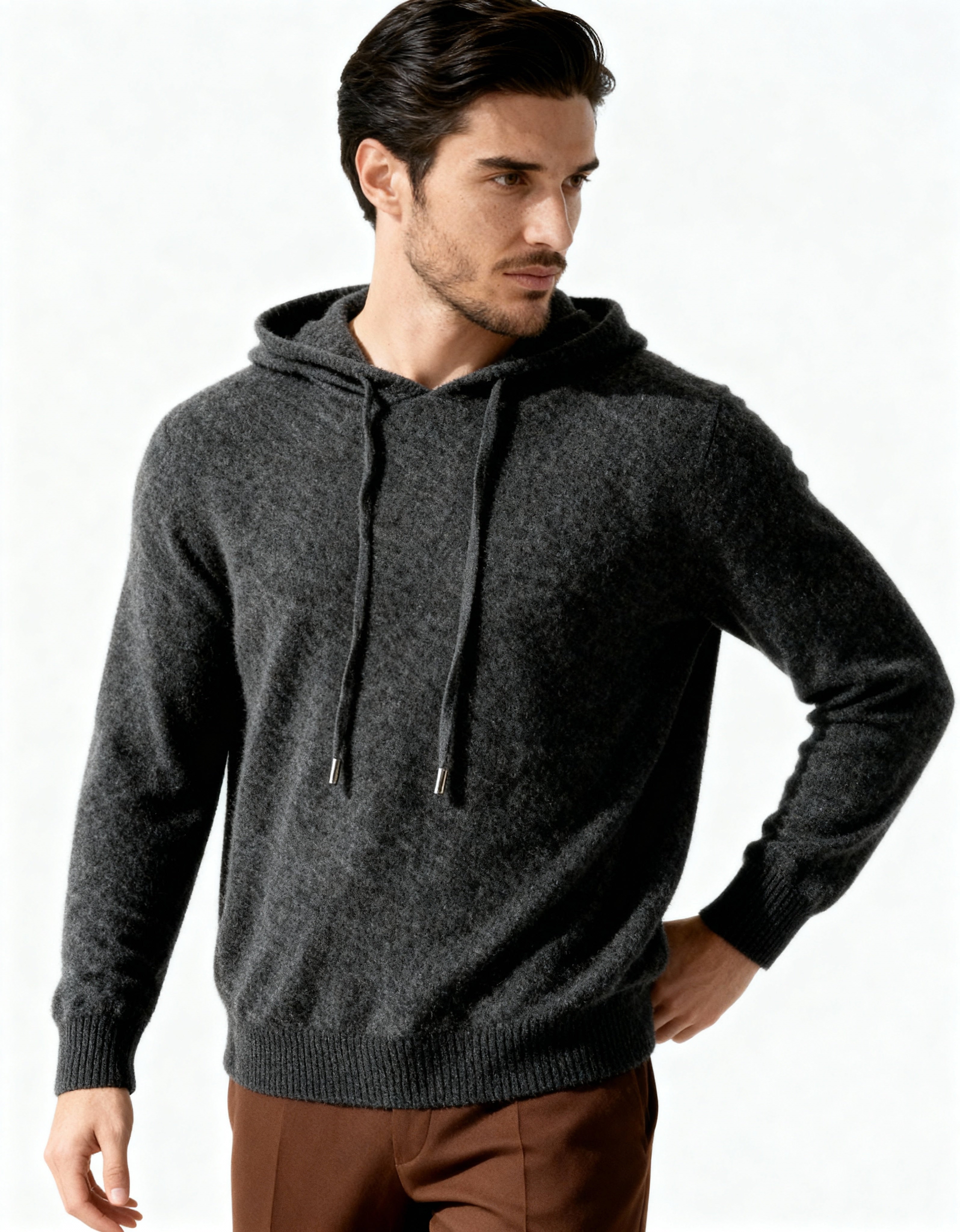 100% Cashmere Hoodie - Areistore