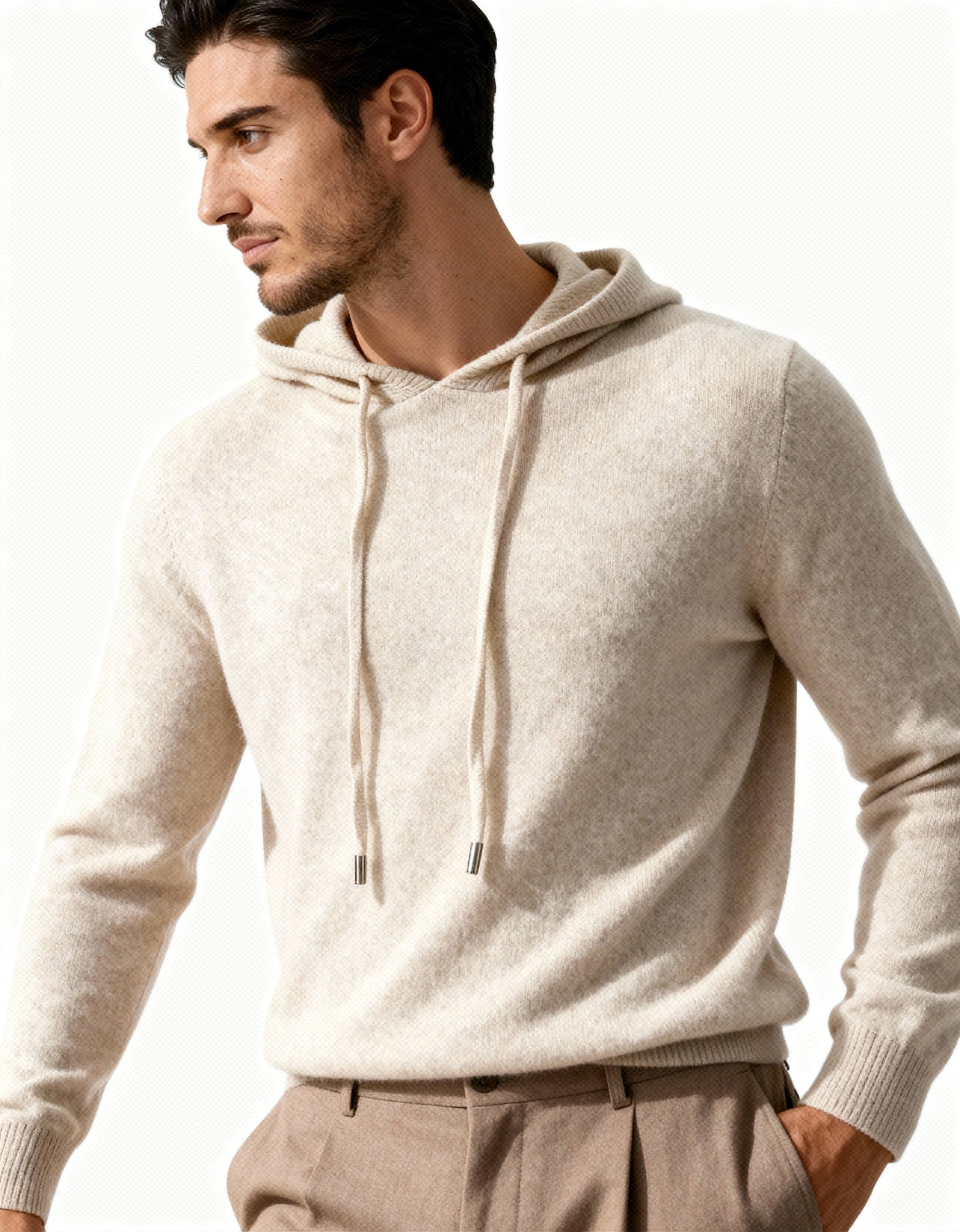 100% Cashmere Hoodie - Areistore