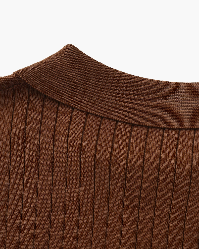 Premium Ribbed Polo - Areistore