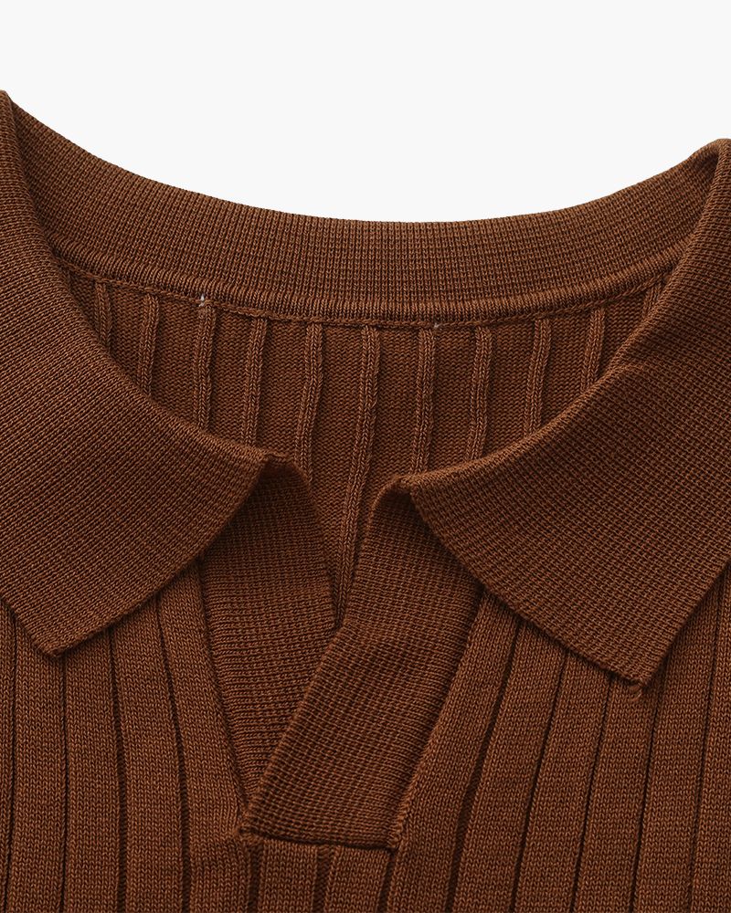 Premium Ribbed Polo - Areistore