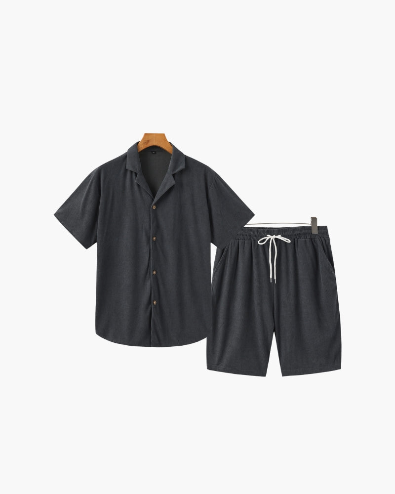 The Riviera Velvet Cord Set - Areistore